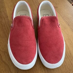 Van’s Slip On’s-Berry Pink